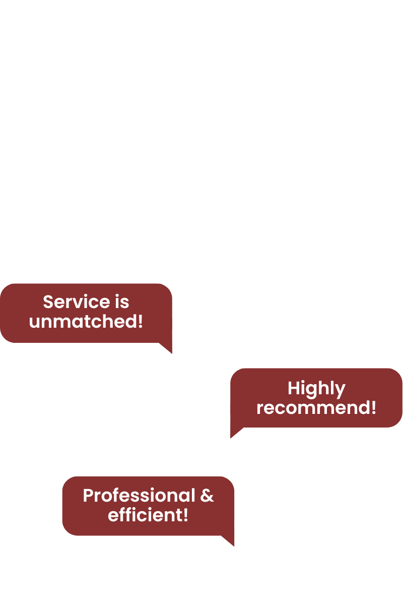 Text blurbs Chimney testimonial text highlights